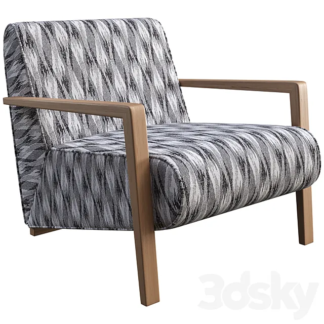 Armchair La Redoute Sanami 3DS Max Model
