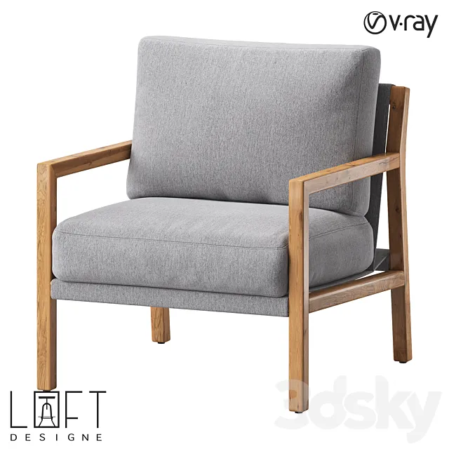 Armchair LoftDesigne 30624 model 3DS Max Model