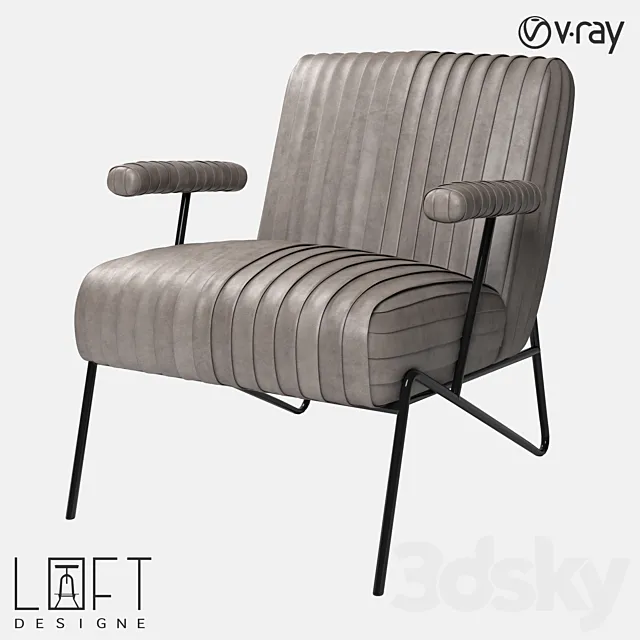 Armchair LoftDesigne 30832 model 3DS Max Model