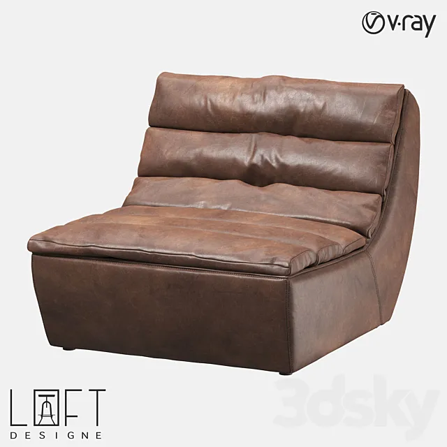 Armchair LoftDesigne 31667 model 3DS Max Model