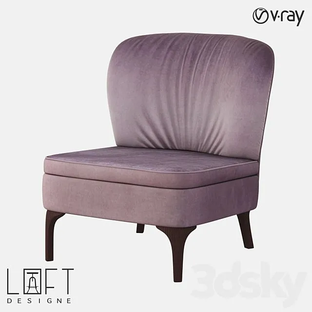 Armchair LoftDesigne 32809 3dsMax Model