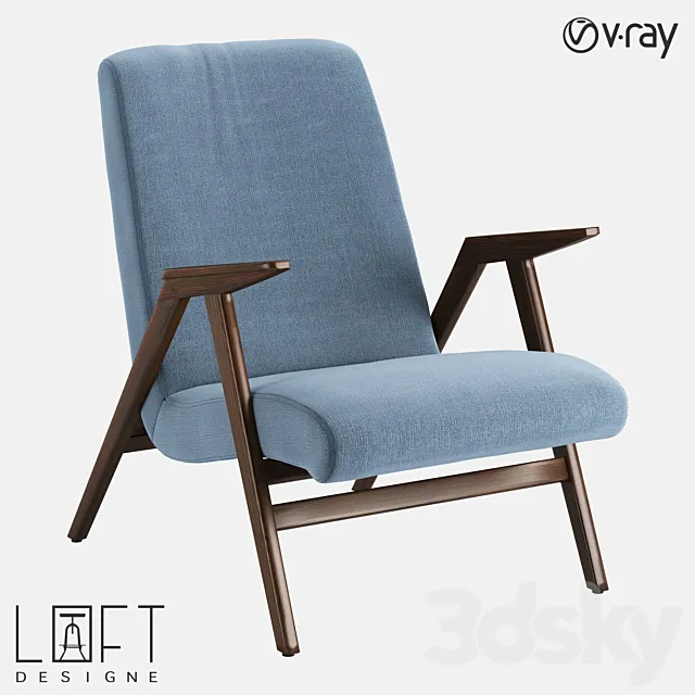 Armchair LoftDesigne 36982 model 3DS Max Model