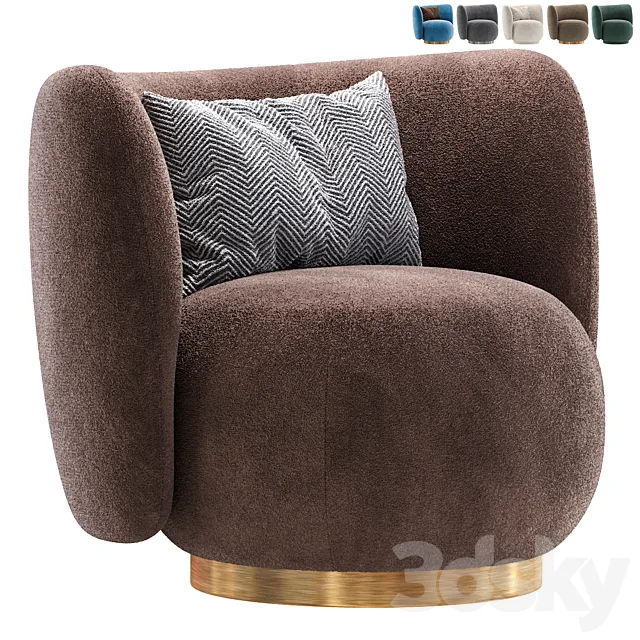 Armchair Lucca_Кресло Лукка 3ds Max
