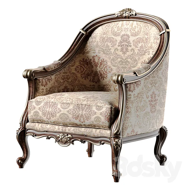 Armchair “Luigi” 3ds Max