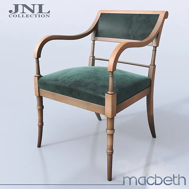 Armchair MacBeth by JNL 3ds Max