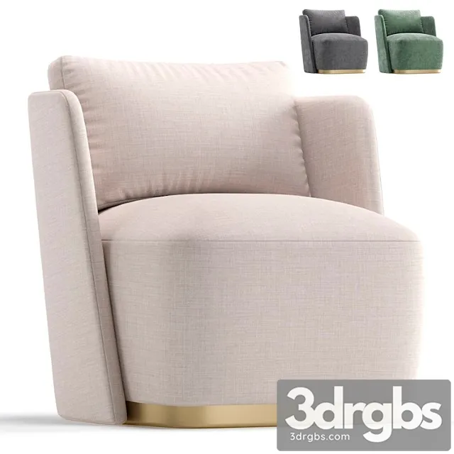 Armchair macqueen by cazarina interiors 3 colors version