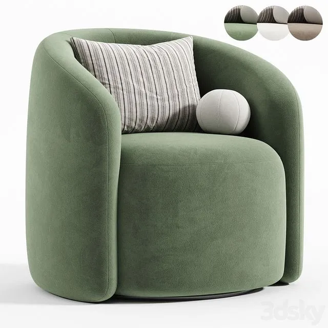 Armchair Manik Menik Armchair 3dsMax Model