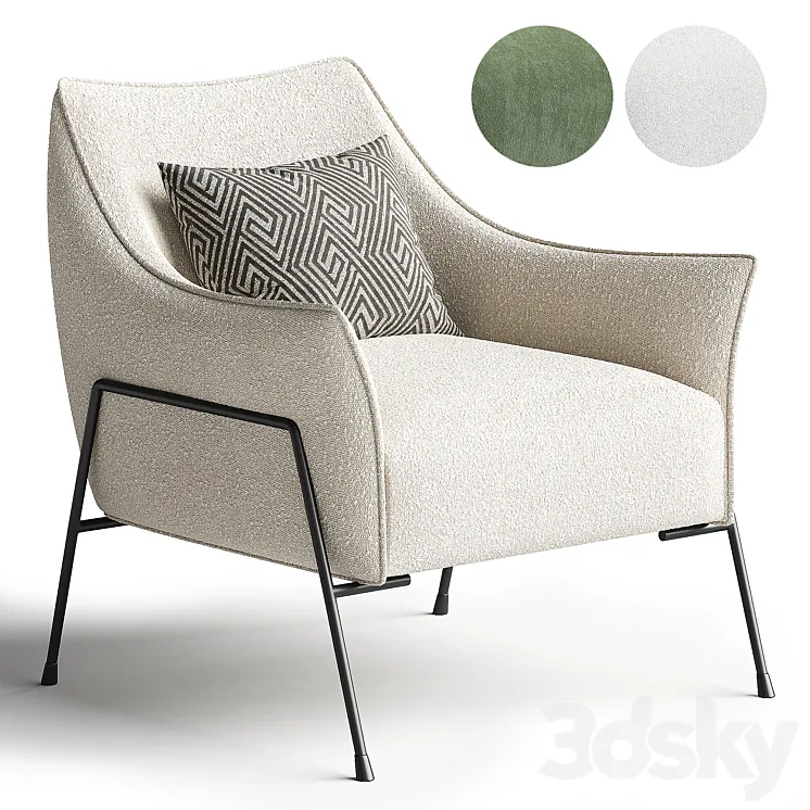 Armchair Melody | Dantone Home 3DS Max Model