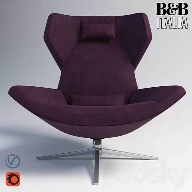 Armchair Metropolitan ’14 bebitalia 3ds Max