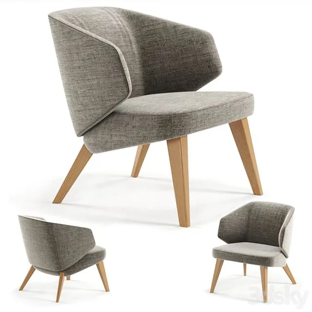 Armchair Montis back me up 3dsMax Model