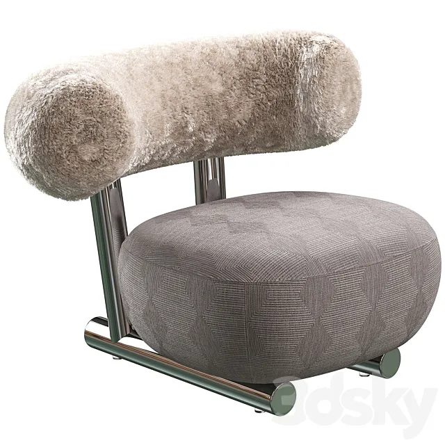 Armchair Moroso Pipe 3ds Max