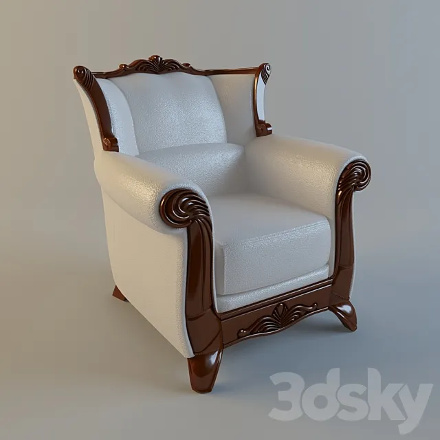 Armchair “Napoleon” 3ds Max