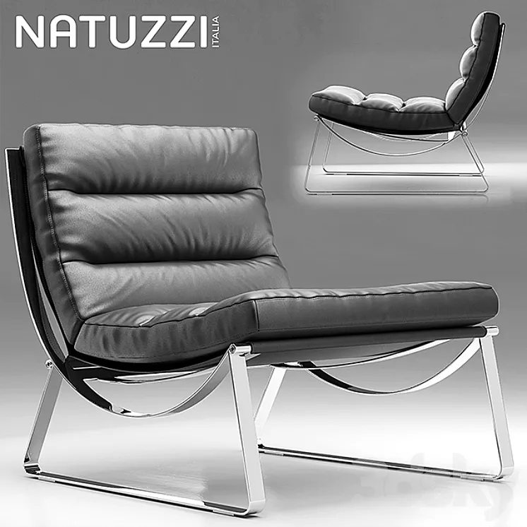 Armchair natuzzi Cammeo 3DS Max