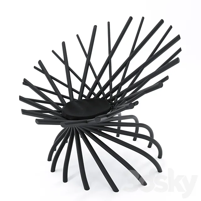 Armchair NEST Mogg Classic MNE13O 3ds Max