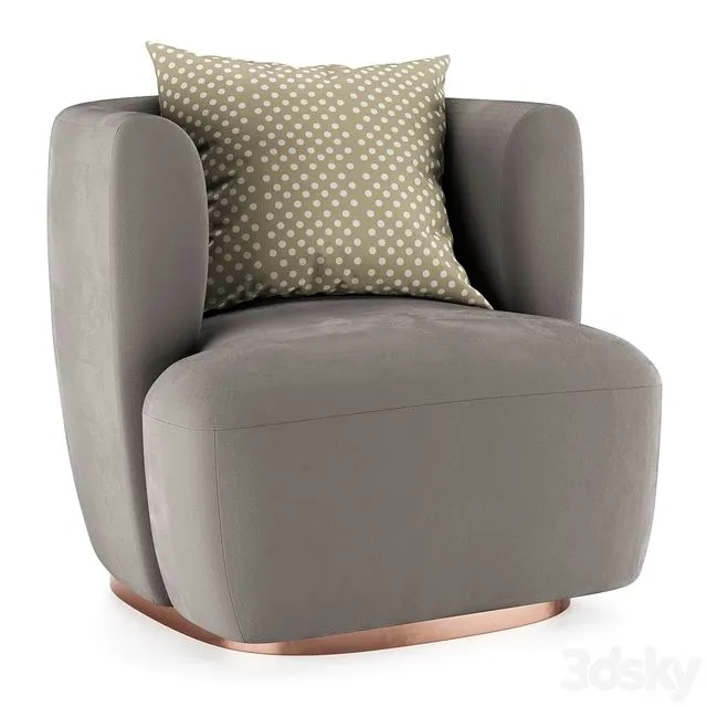 Armchair Nidou 3dsMax Model