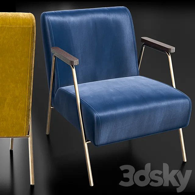 Armchair Oakstaff To4rooms 3DSMax File