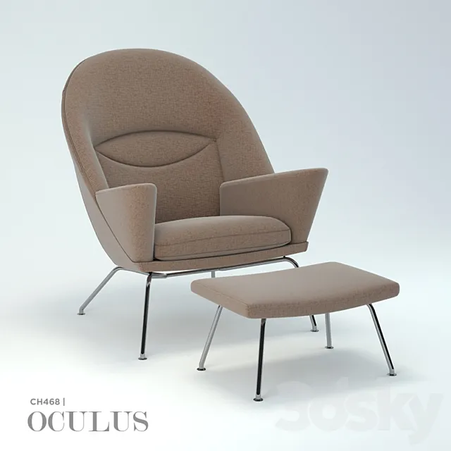 Armchair Oculus 3ds Max