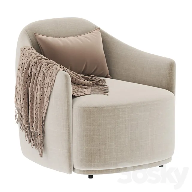 armchair Olta 3ds Max