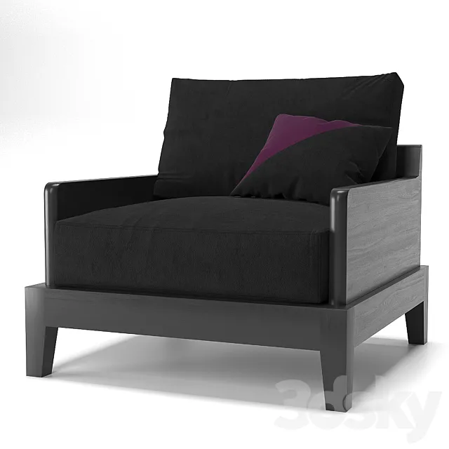 armchair Opium 3ds Max