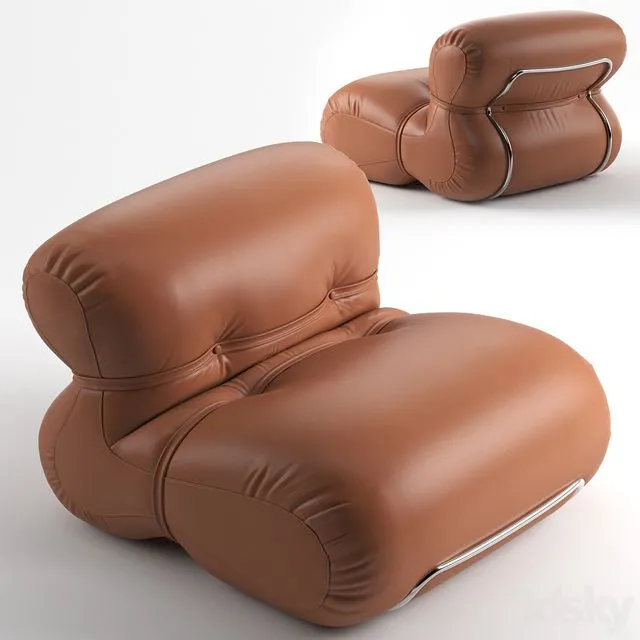 Armchair Orsola By Tacchini 3dsMax Model