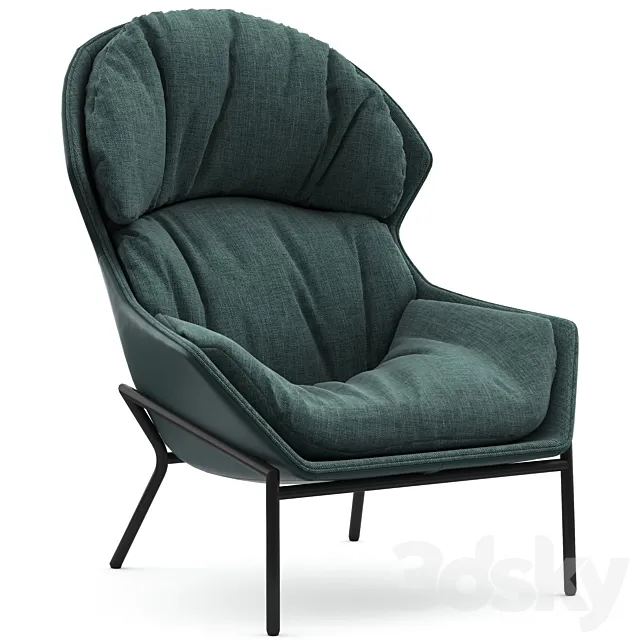 Armchair Oscar 632074 GORGEOUS FURNITURE 3ds Max