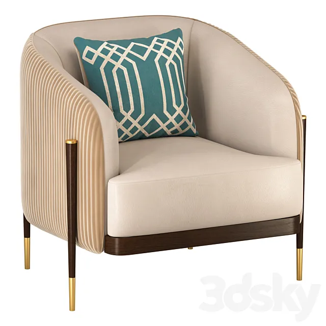 Armchair Oxford 3ds Max