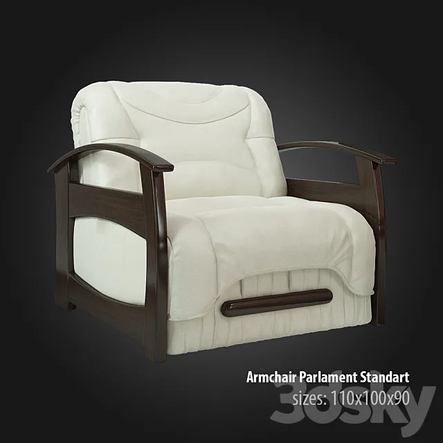 Armchair Parlament Standart 3ds Max