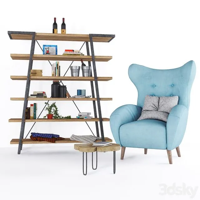 Armchair PASSO 3dsMax Model