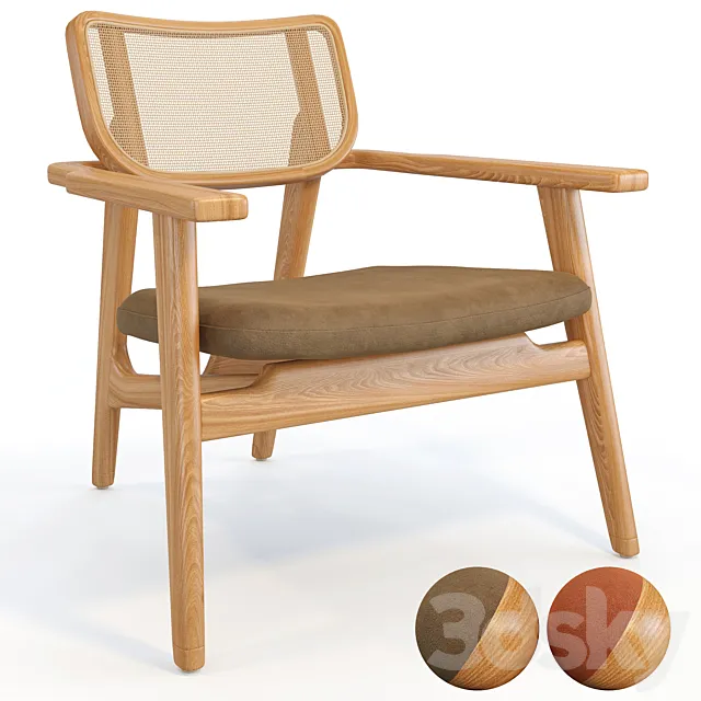 Armchair Phileas 3ds Max