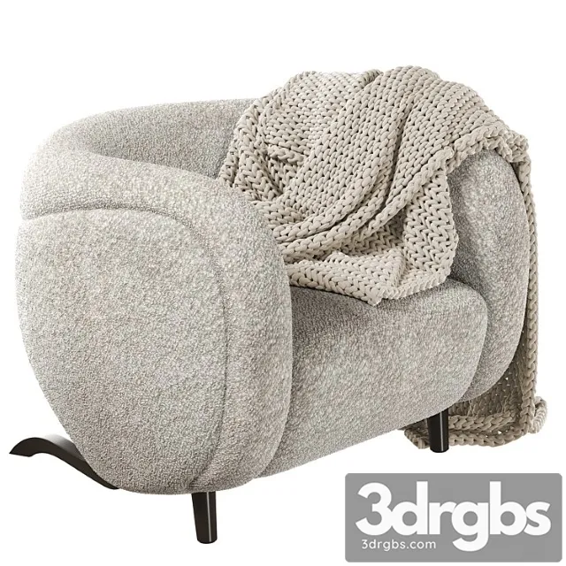 Armchair pierre augustin rose le minitore