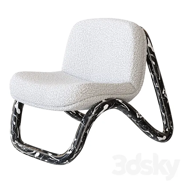 Armchair Pierre Gonalons 3DS Max Model