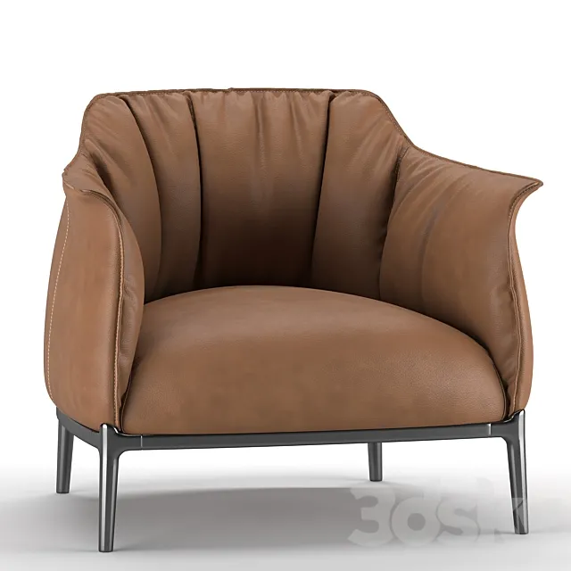 Armchair Poltrona Frau Archibald 3DS Max Model