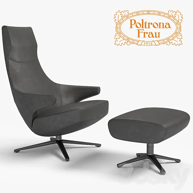 Armchair Poltrona Frau Jay 3ds Max