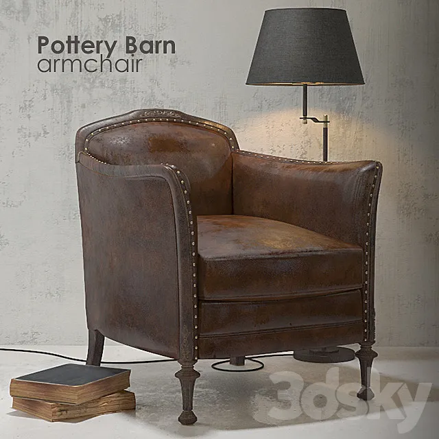 Armchair Pottery Barn 3DSMax File