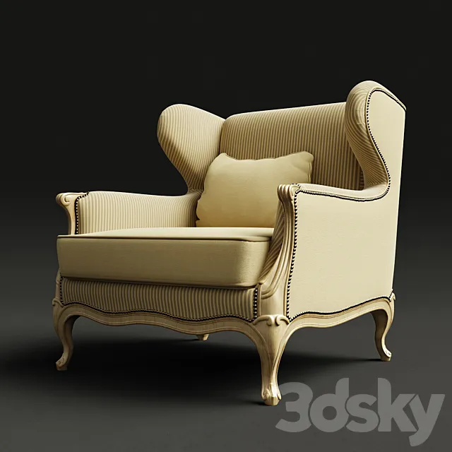 Armchair Provasi PR2832-677 3DS Max Model