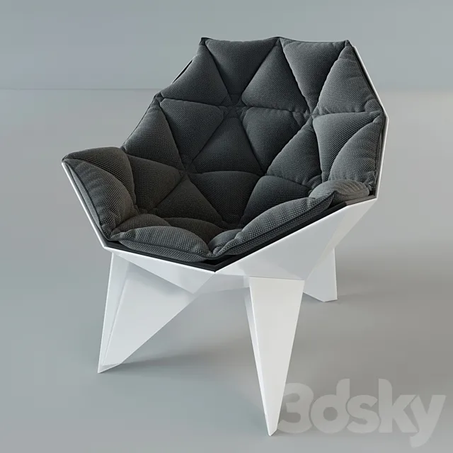 Armchair Q1 Lounge Chair 3ds Max