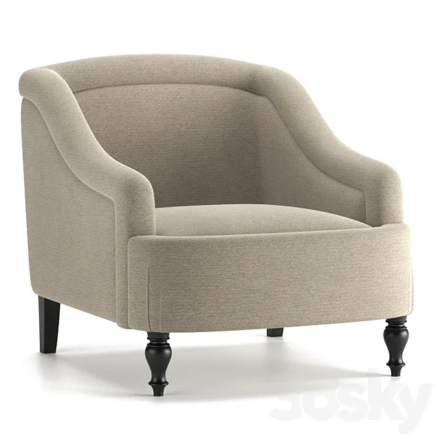 Armchair RALPH LAUREN 3ds Max