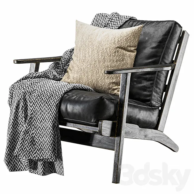 Armchair RAYLAN from POTTERYBARN 3ds Max