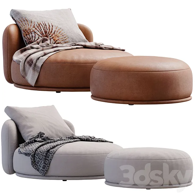 Armchair Rene By Meridiani 3ds Max