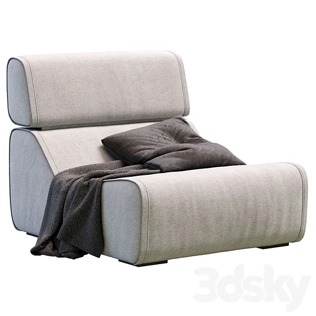 Armchair Ria By Blanche 3DS Max Model