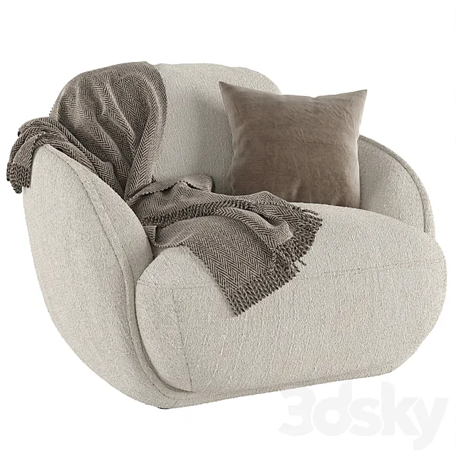 Armchair Riolo 3ds Max