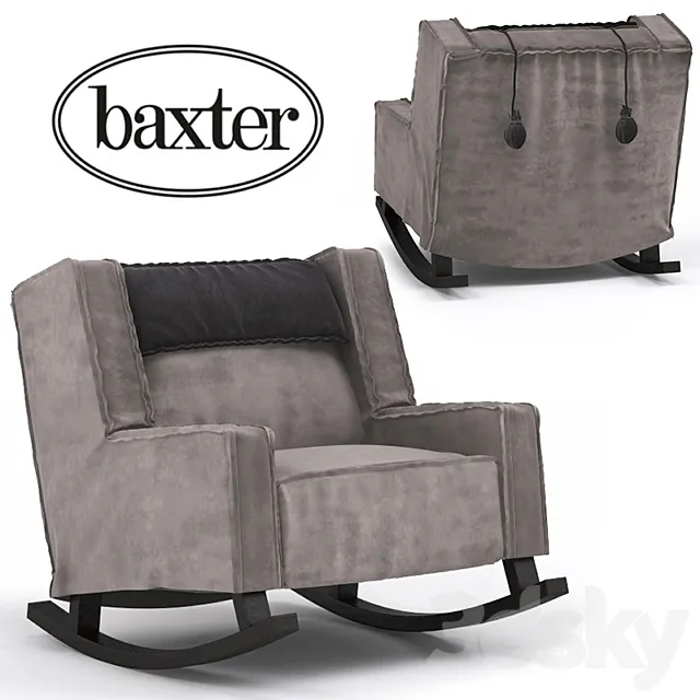 Armchair Rocking Housse from Baxter 3ds Max