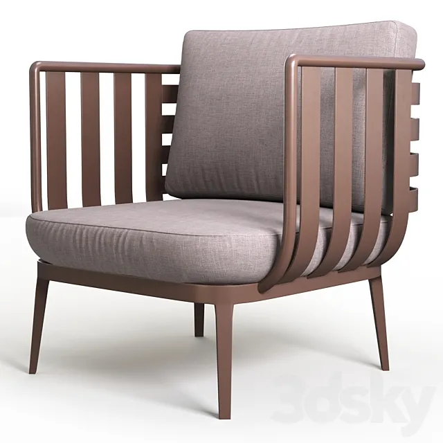 Armchair Roda Thea 3ds Max