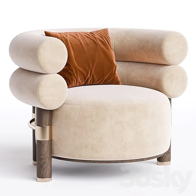 Armchair Rogers 3DS Max Model