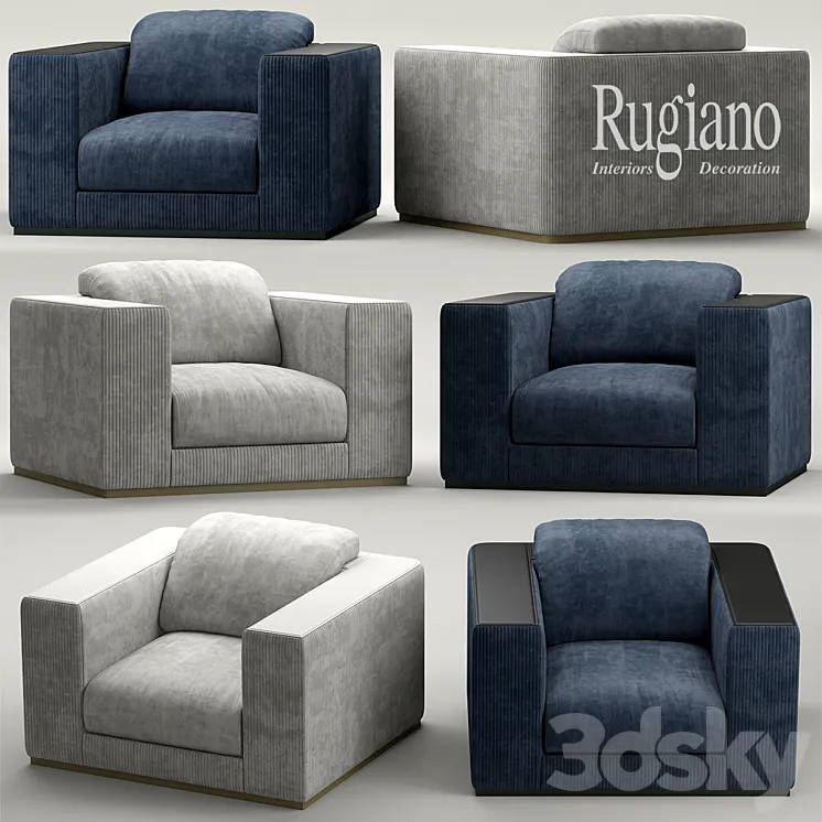 Armchair Rugiano VOGUE armchair 3DS Max