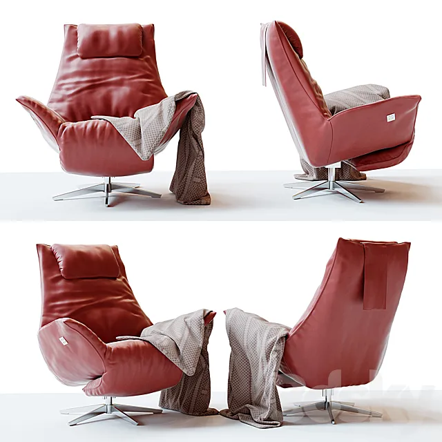 Armchair SAFIRA SILENCIO manufacturer Koinor 3ds Max