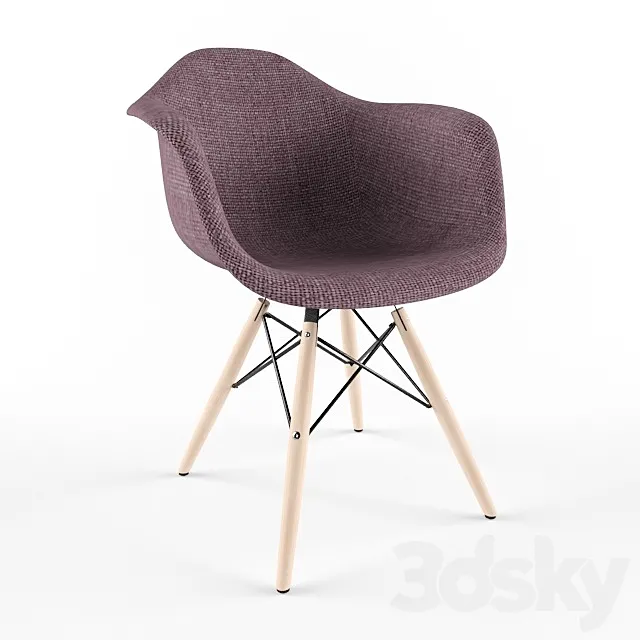 Armchair Salex FB Wood 3DS Max Model