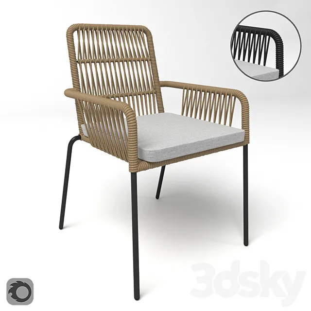 Armchair Samt. La Forma (Julia Grup) 3ds Max