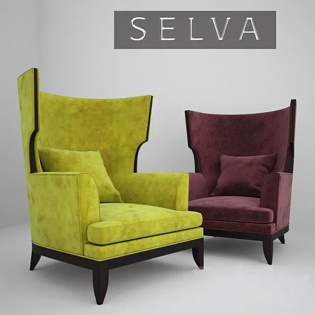 Armchair Selva 3ds Max