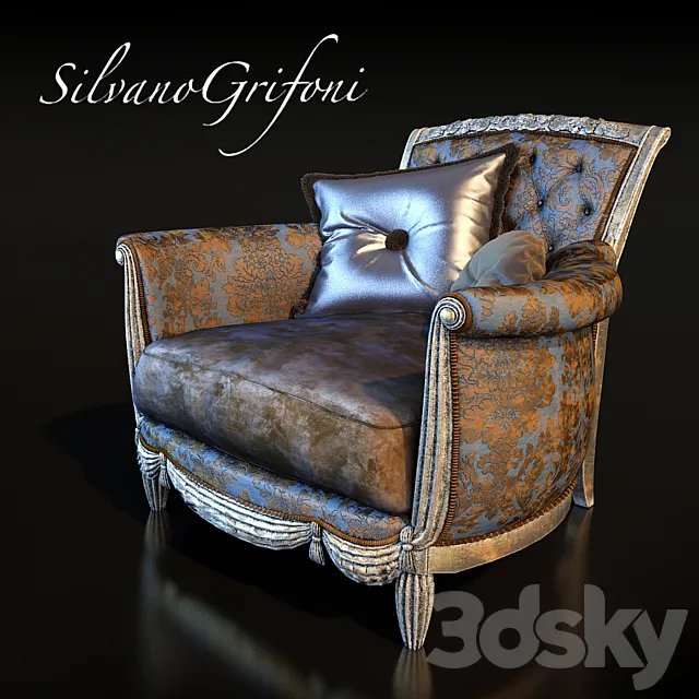 Armchair Silvano Grifoni 3DS Max Model